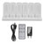 Candle Light Safe Reusable Simulated Flameless LED Candles Light for Parties Weddings Christmas 100‑240VEU Plug