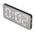 Multifunction LED Digital Alarm Clock with 2 USB Port Automatic Dimming for Bedroom OfficeTS‑8201‑HW