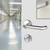 Stainless Steel Aisle Handle Lock Door Lock Kit for Fire Emergency Exit Corridor