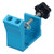 15° Oblique Hole Locator Positioner Set Aluminum Alloy Pocket Hole Jig Kit Woodworking Accessory Blue