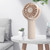 Mini Handheld Fan Multifunction Quiet 3 Speeds Adjustable Strong Wind Portable Small Desk Fan for Home Travel Outdoor Pink