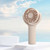 Mini Handheld Fan Multifunction Quiet 3 Speeds Adjustable Strong Wind Portable Small Desk Fan for Home Travel Outdoor Pink