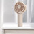 Mini Handheld Fan Multifunction Quiet 3 Speeds Adjustable Strong Wind Portable Small Desk Fan for Home Travel Outdoor Pink