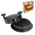 Meat Shredder Prevent Slip Base Efficient Manual Meat Shred Machine with Handles for Chicken Beef Black