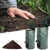 2 Pack Organic Compost Bags 15 Gallon 34 Gallon Garden Compost Bins Reusable PE Waste Disposal Compost Bags for Kitchen Garden Yard
