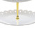 3 Tier Cupcake Stand Tray 13.8in Height Space Saving Lightweight Dessert Tower Display Holder for Party Festival White
