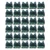 30PCS Bowknot Candy Boxes Gift Treat Boxes for Cookies Party Christmas Birthdays Weddings SuppliesGreen