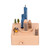 Beech Music Box Building Architectural Style Innovative Musical Box for Gift Home Office
