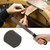 8in Half Round  Mill Steel File Rasp with Handle Sharpening Shaping Tool for Metal Projects(Fine Teeth File )