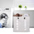 Collapsable 2-section Laundry Bag Foldable Laundry Hamper  Oxford Fabric Laundry Basket Clothes Sorter Portable Multifunction Storage Bag with Alloy Handle