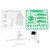 Solar Powered Robot Toys 6 in 1 Educational Assembling Mini Fan Car Model Toy for Experiment