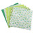 7pcs 50*50cm Cotton Fabric DIY Assorted Squares Pre Cut Bedding Kit Quarters Bundle (Green)