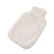 2000ML Hot Water Jug Bag Rubber Double Sided Hand Inserted Large Explosionproof Hot Water Pack for Home Back Pain Beige