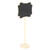 10 Sets Plant Label Tag Sign Small Blackboard Message Board Garden Plants DecorationFlower Shape