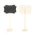 10 Sets Plant Label Tag Sign Small Blackboard Message Board Garden Plants DecorationFlower Shape