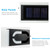 Solar House Number Light LED Illuminated Address Plaque for Houses Address Numbers Solar Powered LED Address Sign for Home Villa Yard Street