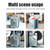 Wall Mounted Organizer Basket Portable Laundry Basket for Bathroom Dirty Organizer Basket Space Saving Household Supplies