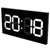 Acrylic 3D Wall Clock Remote Control Electronic Clock Convex Body White Digit