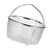 Mesh Steaming Basket Stainless Steel Comfortable Handles Heat Resistant Steaming Basket for Cooking Kitchen 18x18cm