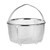 Mesh Steaming Basket Stainless Steel Comfortable Handles Heat Resistant Steaming Basket for Cooking Kitchen 18x18cm