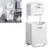 Collapsible Laundry Basket Portable Foldable Laundry Hamper Clothes Storage Organizer Basket for Home Hotel Rose Gold Combination
