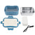 1.5L Portable 12V/24V Car Electric Heating Lunch Box Bento Food Warmer Container (Blue 24V)