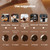 Manual Coffee Bean Grinder 12 Coarseness Settings CNC Stainless Steel Core Burr Coffee Grinder Portable Double Bearing Positioning Hand Coffee Grinder Suitable Use for Home / Office and Travel