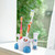 Toothbrush Holder Children Tooth Brushing Hourglass 3 Minutes Countdown Timer(Blue)