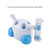 Toothbrush Holder Children Tooth Brushing Hourglass 3 Minutes Countdown Timer(Blue)