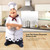 Cute Chef Statue Figurine Ornaments Vintage Home Decor Kitchen Restaurant Resin Crafts #E