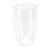 2-Layer Transparent Milk Mug Cylindrical Heat Resistant Coffee Cup for Beverage Home(450ml )