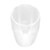 2-Layer Transparent Milk Mug Cylindrical Heat Resistant Coffee Cup for Beverage Home(450ml )