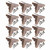 12pcs Wooden Box Jewelry Gift Case Corner Decorative Protectors Iron Edge Cover Guard Bronze