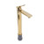 G1/2 Single Handle Bathroom Sink Faucet Brushed Gold Elegant Modern Design Anti Rust Finish