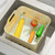 Fruit Vegetable Washing Basket Multifunctional Stylish Rugged Food Storage Basket with Handle for Kitchen Living Room