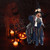Halloween Hanging Witch Scary Creepy Flying Screaming Witch Voice Touch Control with Red LED Light Ornament Halloween Gift for Indoor Outdoor Halloween Party Bar Festivals Decoration