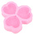 3‑Cavity Heart Shaped Rose Flower Silicone Mold Soap Fondant Cake Chocolate Moulds DIY Baking Tool