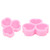 3‑Cavity Heart Shaped Rose Flower Silicone Mold Soap Fondant Cake Chocolate Moulds DIY Baking Tool