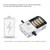 WiFi Smart Home Door Lock Kit Tuya / SmartLife Remote Control Keyless Entry Electronic Lock Smart Wireless Anti-theft Deadbolt Access Control System for Home Hotel Apartment