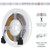 LEDs Strip Light Set USB RGB Flexible LED Rope Lighting with 44-Keys Remote Controller 20 Colors & 6 Light Modes Cuttable Self-adhesive LEDs Strips for Home Party Decoration Restaurant KTV Club DIY