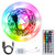 LEDs Strip Light Set USB RGB Flexible LED Rope Lighting with 44-Keys Remote Controller 20 Colors & 6 Light Modes Cuttable Self-adhesive LEDs Strips for Home Party Decoration Restaurant KTV Club DIY