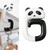 Desk Mount Bag Holder Hook Cute Panda Design Foldable Strong Load Bearing Capacity Under Desk Headphone Hook Table Backpack Holder