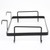 Household Hanging Iron Garbage Bag Rack Stand Bracket Trash Storage Holder Kitchen AccessoryBlack