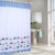 Cute Cartoon Pattern Polyester Shower Curtain Waterproof Mildew Proof Bath Curtain Accessory(180x180cm )