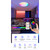 RGBCW Ceiling Lamp Full Color Dimming APP BT Remote Control Intelligent Voice Control Bedroom Round Ceiling Lamp