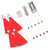 Hanging Lighted Glowing Santa Hats with Bells Battery Powered Fairy LED String Light Lights for Indoor Outdoor Decor