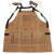 Multi Function Water Resistant Waxed Canvas Apron Working Tool Aprons for Barbecue Cooking