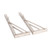 Triangular Folding Angle Bracket Thickened Stainless Steel L Shaped Folding Angle Support for Kitchen Bedroom