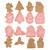 8 Pcs/Set DIY Christmas Biscuit Mould Cartoon Cutter 3D Biscuits Mold Plastic Baking Mould  Decorating Tools