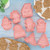 8 Pcs/Set DIY Christmas Biscuit Mould Cartoon Cutter 3D Biscuits Mold Plastic Baking Mould  Decorating Tools